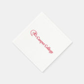 Serviette En Papier Logo texte du Collège Casper (Coin)