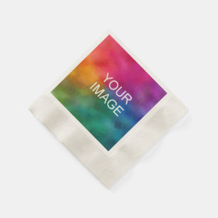 Serviette En Papier Logo Texte Image Photo Ici Cocktail ConiÉ Personna