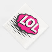 SERVIETTE EN PAPIER LOL (Coin)