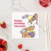 Serviette En Papier Lola assis (En situation)