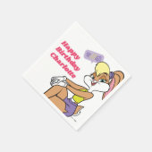 Serviette En Papier Lola assis (Coin)