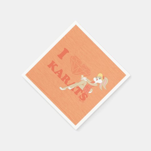 Serviette En Papier Lola Bunny I Heart Karats (Coin)