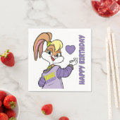 Serviette En Papier Lola TUNE SQUAD™ Varsity Heart (En situation)