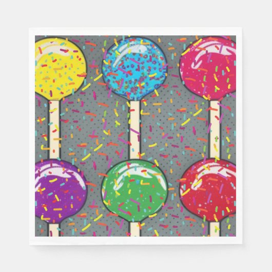 Serviette En Papier Lollipop Love (Devant)