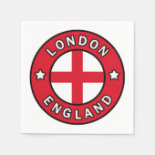 Serviette En Papier Londres Angleterre (Devant)