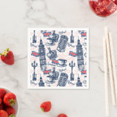 Serviette En Papier Londres, Angleterre (En situation)