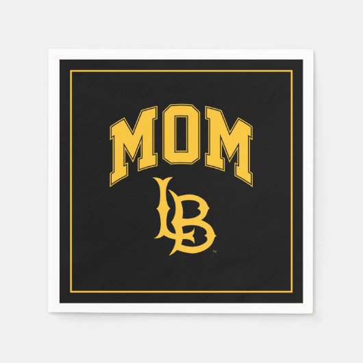 Serviette En Papier Long Beach State Mom (Devant)
