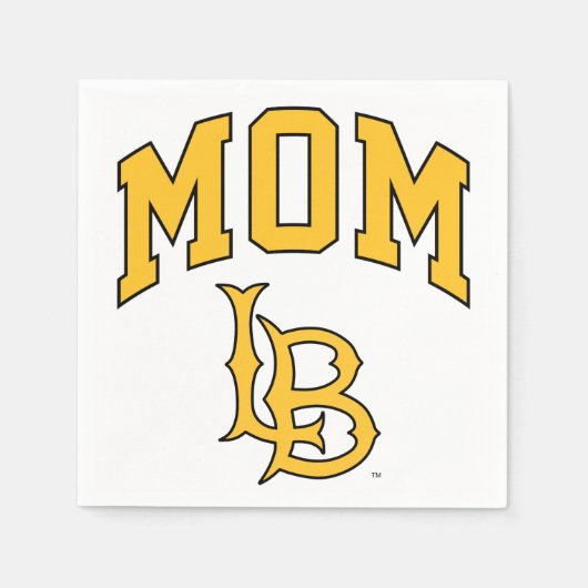 Serviette En Papier Long Beach State Mom (Devant)