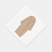 Serviette En Papier Long manteau de printemps (Coin)