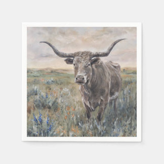 Serviette En Papier "Longhorn"