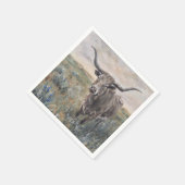 Serviette En Papier "Longhorn" (Coin)