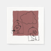 Serviette En Papier Looking (Devant)