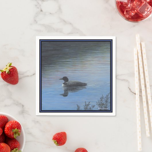 Serviette En Papier Loon (En situation)