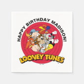 Serviette En Papier LOONEY TUNES™ Character Group | Birthday (Devant)