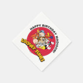 Serviette En Papier LOONEY TUNES™ Character Group | Birthday (Coin)
