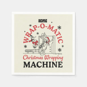 Serviette En Papier LOONEY TUNES™   Machine à envelopper ACME-O-Matic