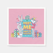 Serviette En Papier LOONEY TUNES™ | Rencontrez-moi sous la souris (Devant)