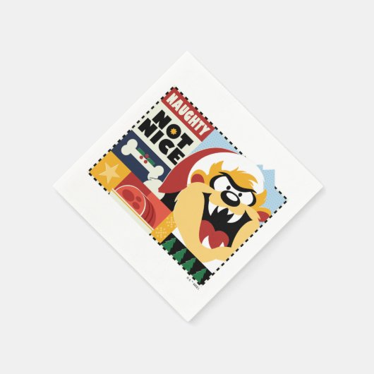 Serviette En Papier LOONEY TUNES™ TAZ™ Naughty Not Nice (Coin)