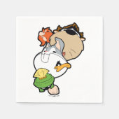 Serviette En Papier LOONEY TUNES™ Têtes massives stylisées (Devant)