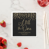 Serviette En Papier L'Or Noir Toujours Le Renouveau Vow Un Mariage (En situation)