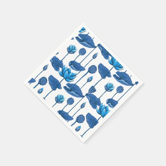 Serviette En Papier lotus (Coin)