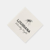Serviette En Papier Louisiana Saturday Night Personnalisable Napkin (Coin)