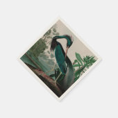 Serviette En Papier Louisiane Heron Birds of America Audubon Print (Coin)