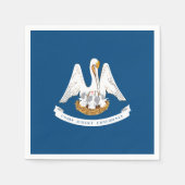 Serviette En Papier Louisianian Flag, Flag of Louisiana (Devant)