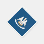 Serviette En Papier Louisianian Flag, Flag of Louisiana (Coin)