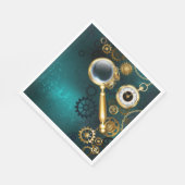 Serviette En Papier Loupe en style Steampunk (Coin)