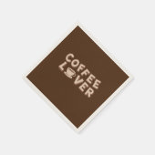 Serviette En Papier Louveur de café (Coin)