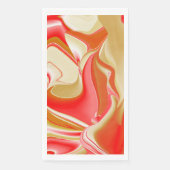 Serviette En Papier Love and Gold Abstrait 3D Rainbowart (Devant)