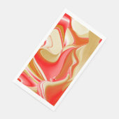 Serviette En Papier Love and Gold Abstrait 3D Rainbowart (Coin)