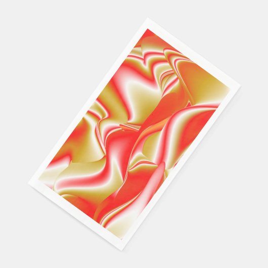 Serviette En Papier Love and Gold Abstrait 3D Rainbowart (Coin)