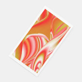 Serviette En Papier Love and Gold Abstrait 3D Rainbowart (Coin)