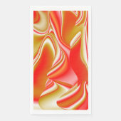Serviette En Papier Love and Gold Abstrait 3D Rainbowart (Devant)