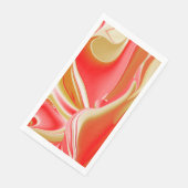 Serviette En Papier Love and Gold Abstrait 3D Rainbowart (Coin)