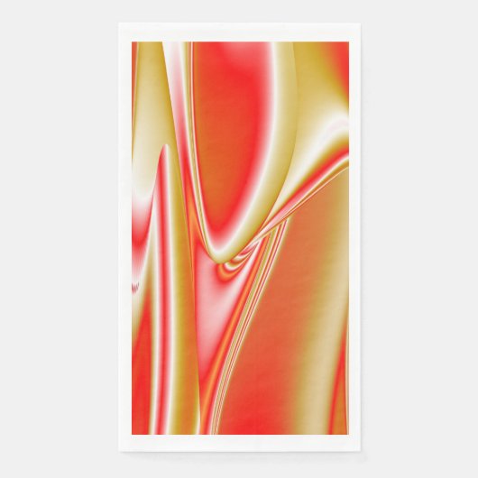 Serviette En Papier Love and Gold Abstrait 3D Rainbowart (Devant)