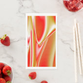 Serviette En Papier Love and Gold Abstrait 3D Rainbowart (En situation)