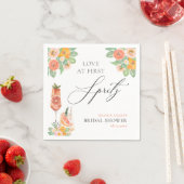 Serviette En Papier Love at First Spritz Bright Cocktail Fête des mari (En situation)