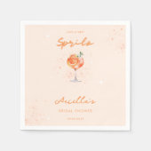 Serviette En Papier Love at First Spritz Citrus Drink Fête des mariées (Devant)