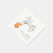 Serviette En Papier Love at First Spritz Fête de Mariage (Coin)