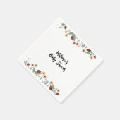 Serviette En Papier Love Baby shower de bug serviettes (Coin)