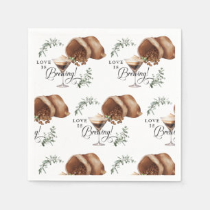 Serviette En Papier Love Brewing Espresso Martini FÊTE DES MARIÉ