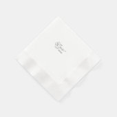 Serviette En Papier Love Cocktail Napkin (Coin)