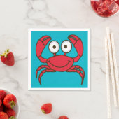 Serviette En Papier Love Crab (En situation)