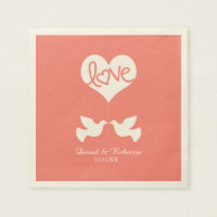 Love Doves - Coral rose