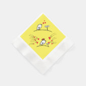 Serviette En Papier LOVE ECHO - Comic Birds Tweetlercools 1 (Coin)