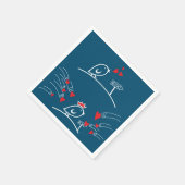 Serviette En Papier LOVE ECHO - Comic Birds Tweetlercools 2 (Coin)
