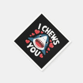 Serviette En Papier Love Heart Leopard Cute Valentine's Day (Coin)